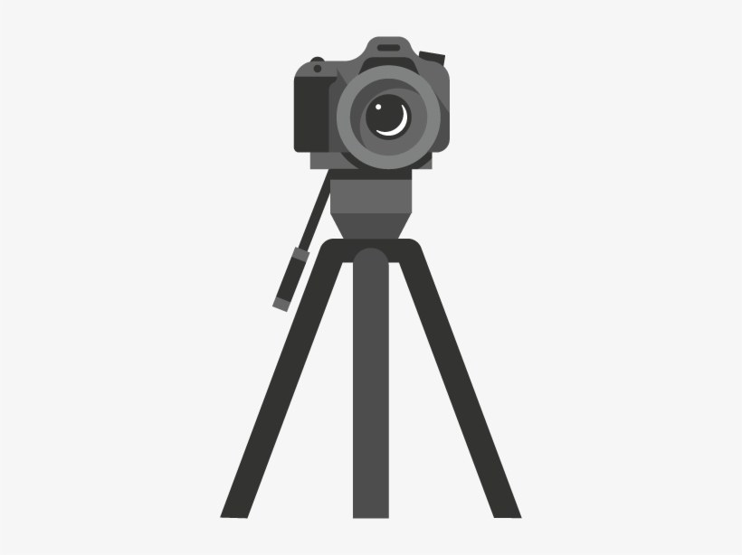 Starting A Media Project - Dslr On Tripod Png Animated, transparent png #882224