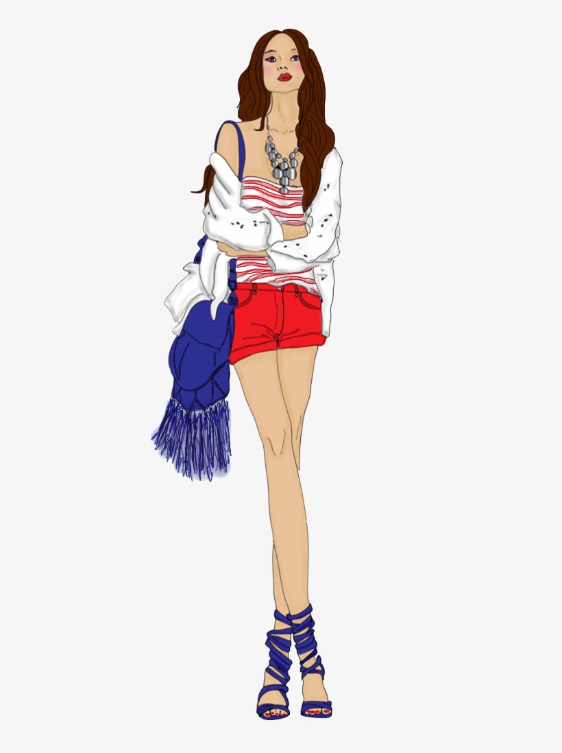 Fashion Model Png Photo - Model Cartoon Png, transparent png #882225