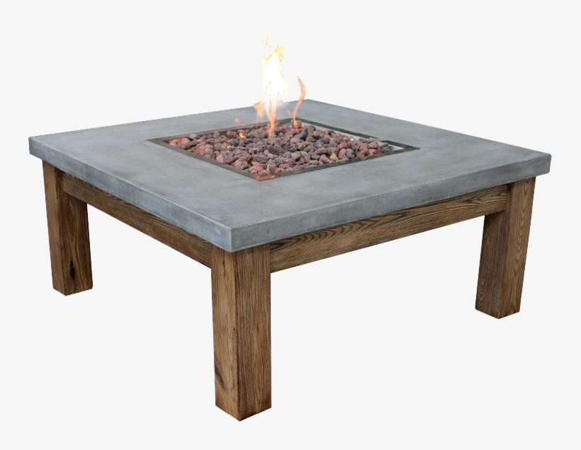 Concrete Table Fire Pit, transparent png #882714