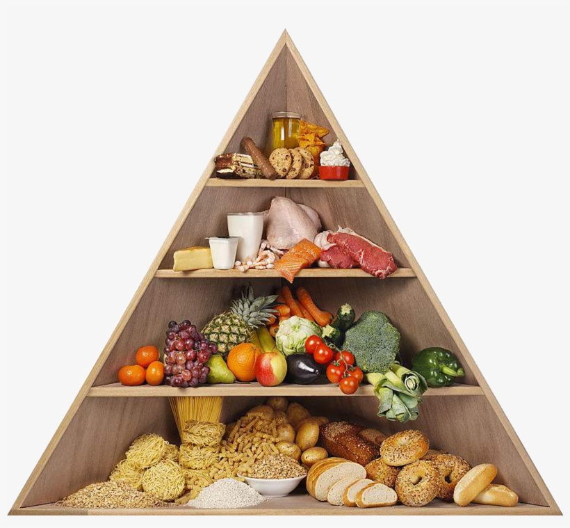 Food Pyramid Png - Food Pyramid Without Words, transparent png #882873