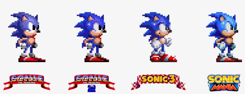 Sonic Sprite Sheet - Free Transparent PNG Download - PNGkey