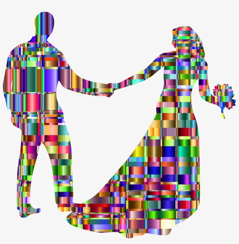 This Free Icons Png Design Of Checkered Chromatic Marriage, transparent png #883181