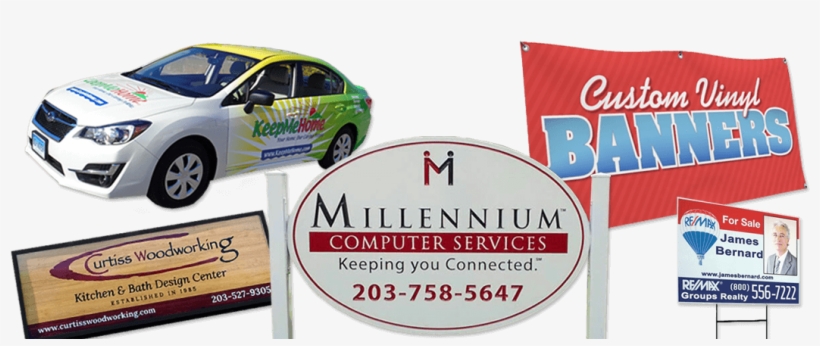 Signs And Vehicle Wraps, East Haven, Ct - Banner Signs Png, transparent png #883182