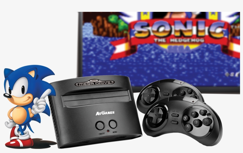 Sega Megadrive Wireless Console - Sega Mega Drive Classic Console, transparent png #883237