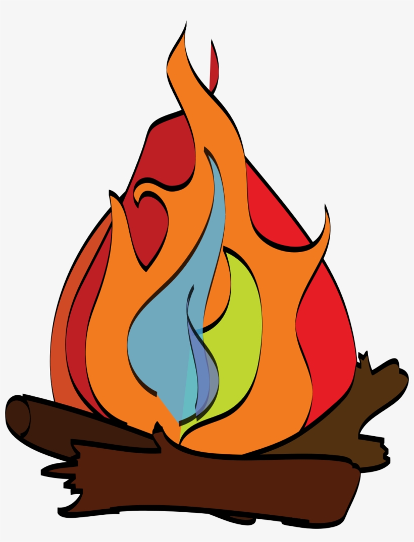Camp Fire Clipart Fire Pit - Clip Art, transparent png #883301