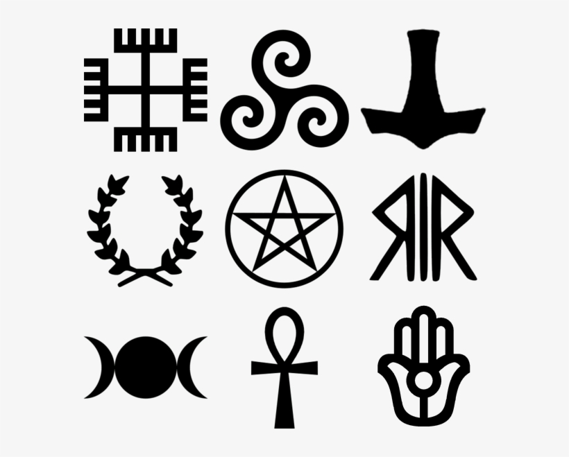 Pagan Religions Symbols - Pagan Symbols, transparent png #883302