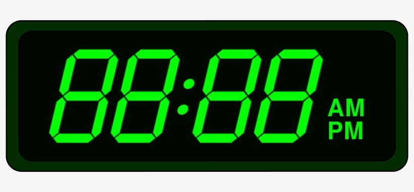 Digital Clock Display Png, transparent png #883420