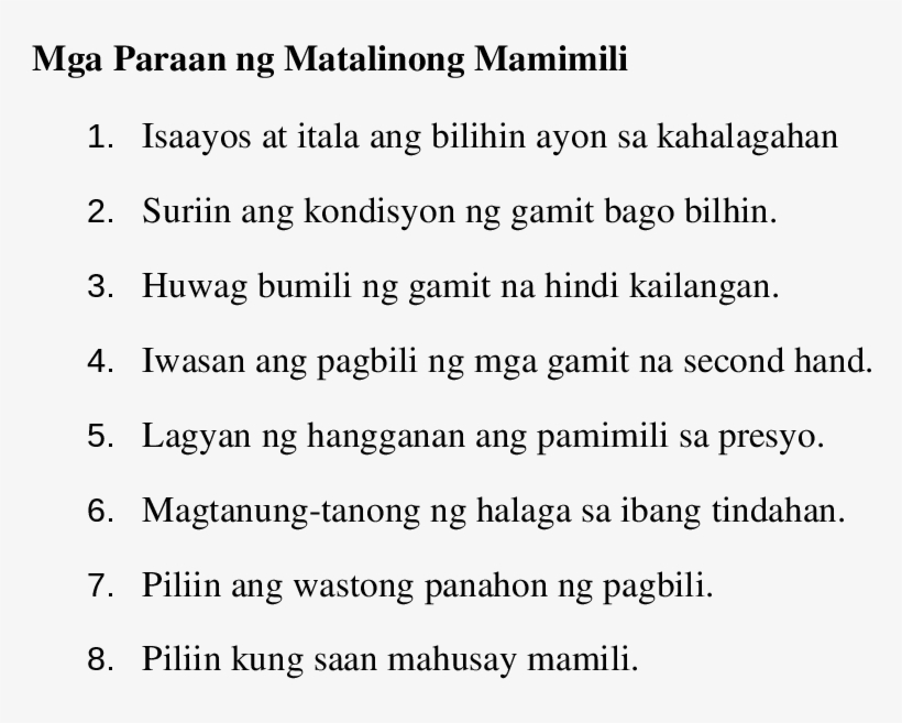 Matalinong Mamimili Png Pluspng - Document, transparent png #883473