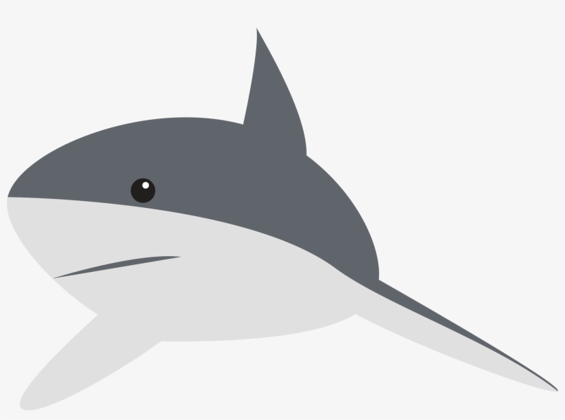 Clipart Shark Reef Shark - Shark Clipart, transparent png #883578