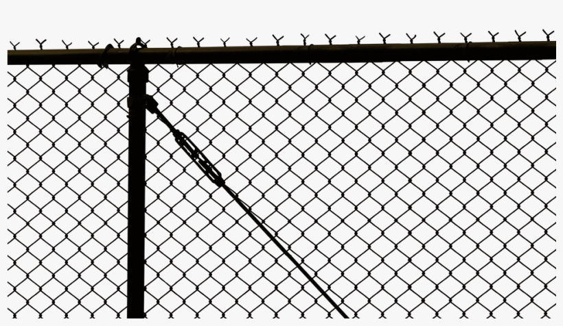 Fence Clipart Wire Fencing - Keep Out Chain Link Fence, transparent png #883637