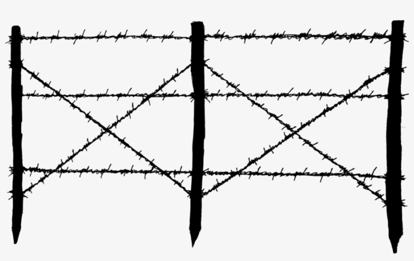 Clipart Resolution 1024*597 - Transparent Barbed Wire Fence, transparent png #883731