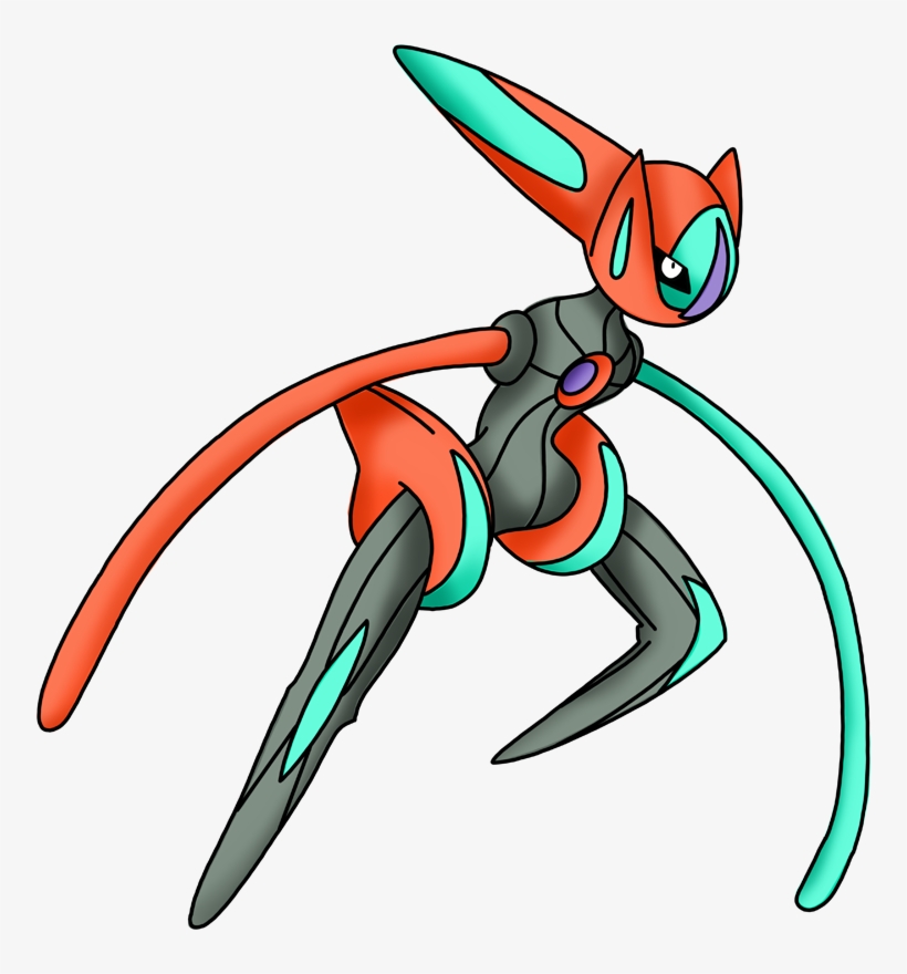 Shiny Deoxys Speed Pokédex - Deoxys Defence Form, transparent png #883847