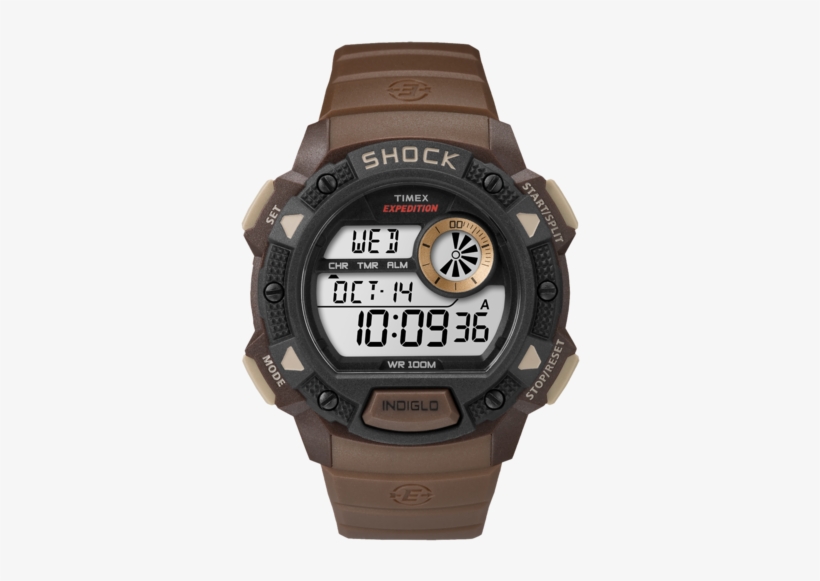 Stylish Digital Watch - Timex Expedition, transparent png #883865
