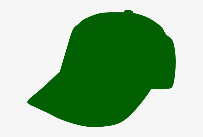 Green Clipart Baseball Hat - Cartoon Green Baseball Cap, transparent png #884142