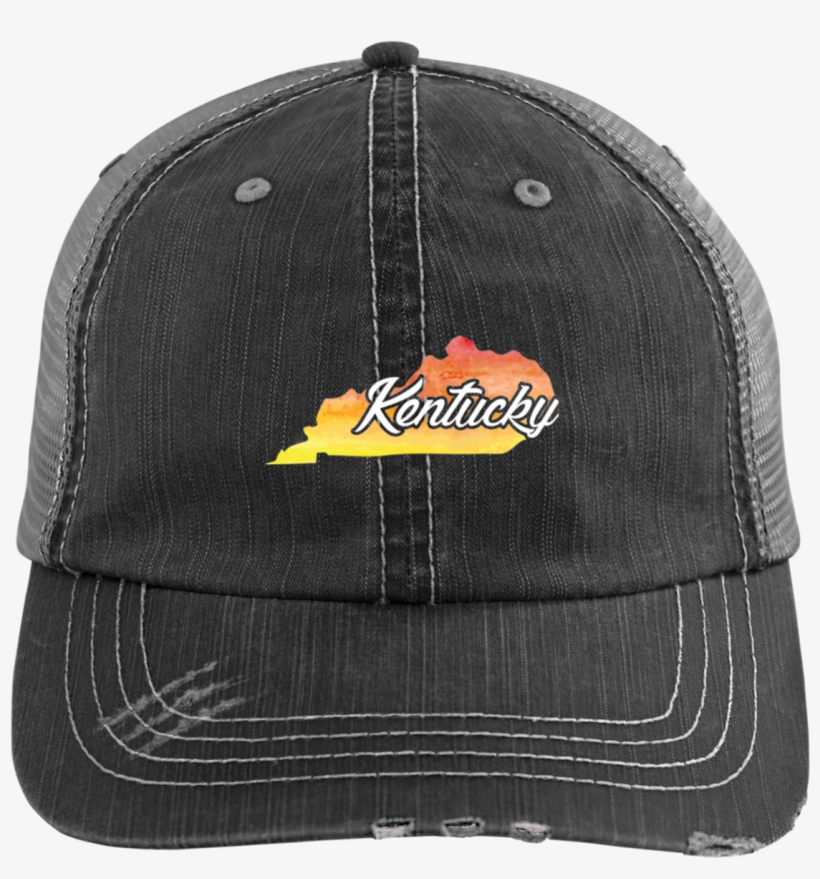 Watercolor Kentucky Home Hat State Of Kentucky Hat - Unstructured Trucker Cap - I Might Have Ms, transparent png #884243