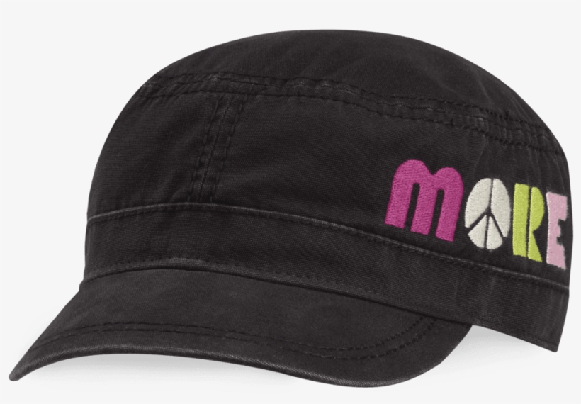 887941187164 - More Peace Cutie Cadet Cap By Life, transparent png #884354