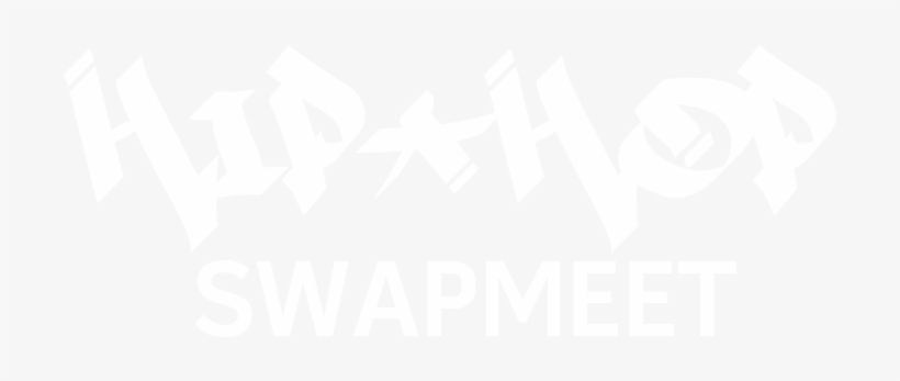 Hip Hop Swapmeet White Logo - Poster, transparent png #884660