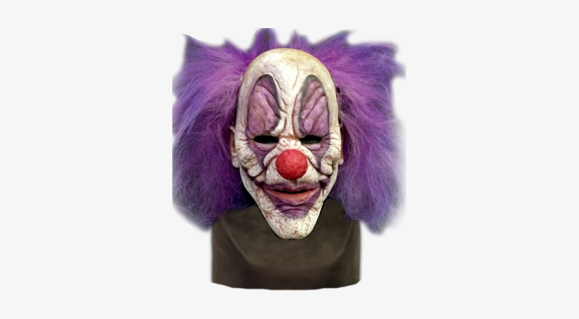Clown Mask Purple Hair, transparent png #884875