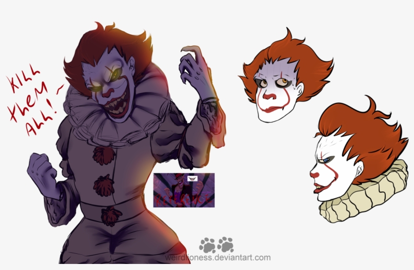 Clown Daddy - Pennywise Fan Art 2017, transparent png #884924