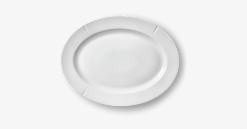 Gc Oval Plate Cm White Grand Cru - Plate, transparent png #885202
