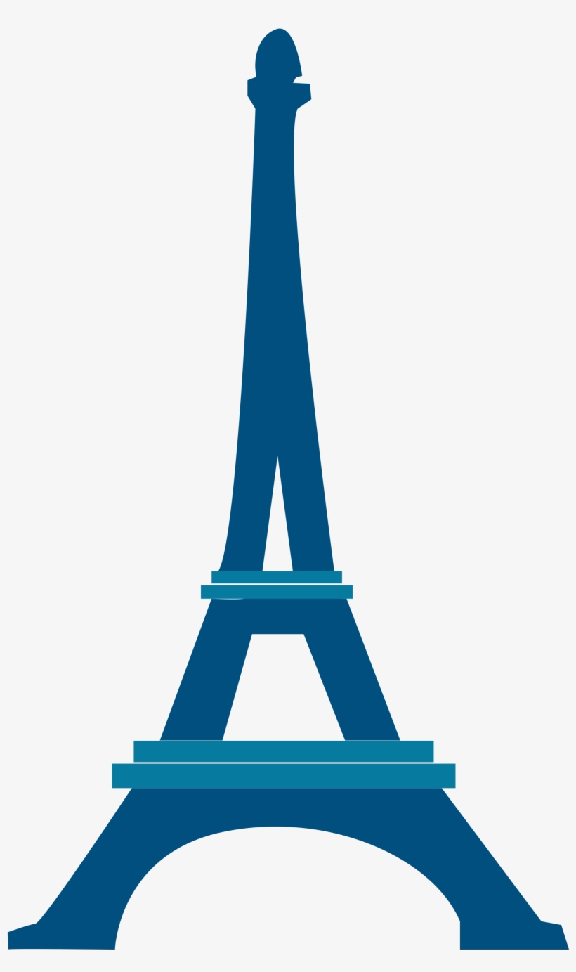 Eiffel Tower Clipart Blue - Eiffel Tower Adobe Illustrator, transparent png #885464