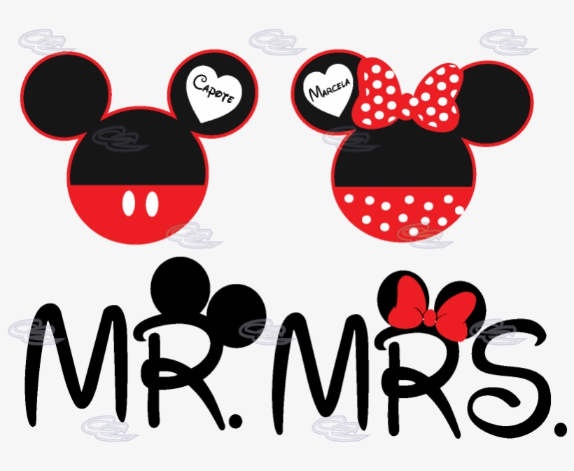 19 Mr Graphic Free Mickey Minnie Huge Freebie Download - Mickey Y Minnie Mr Mrs, transparent png #885516