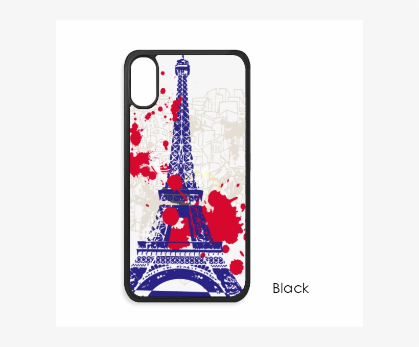 Eiffel Tower Silhouette France Paris For Iphone X Cases - Mobile Phone Case, transparent png #885598