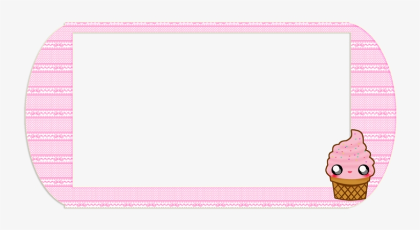 Kawaii Border Png - Cute Anime Ice Cream, transparent png #885697