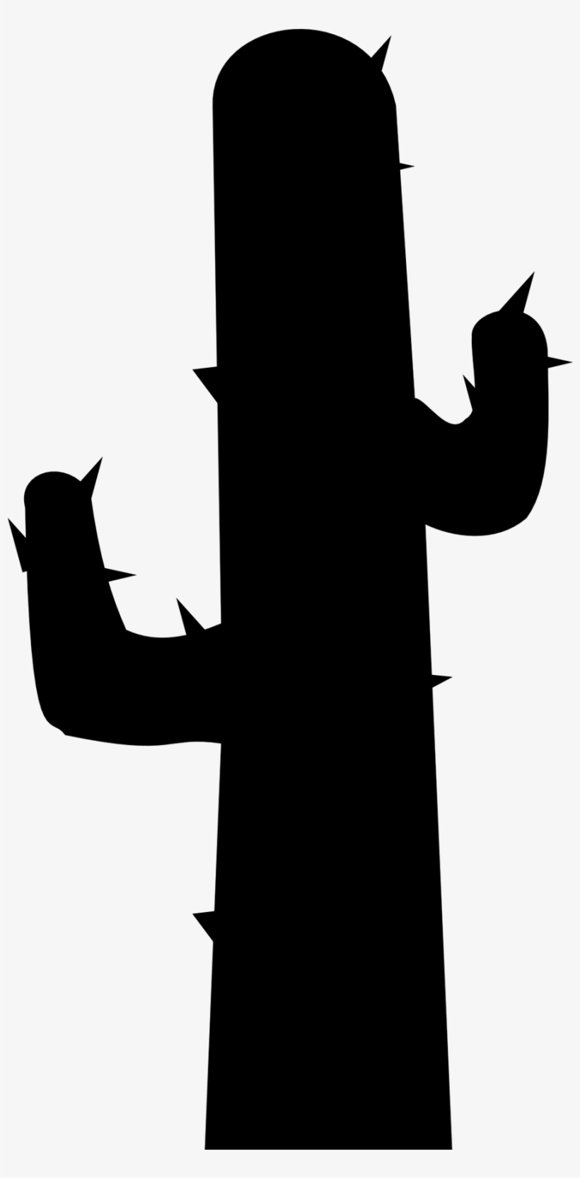 Cactus Silhouette - Cactus Silhouette Png, transparent png #885899