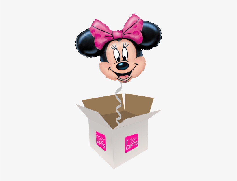 24″ Minnie Mouse Head - Minnie Mouse Head, transparent png #886036