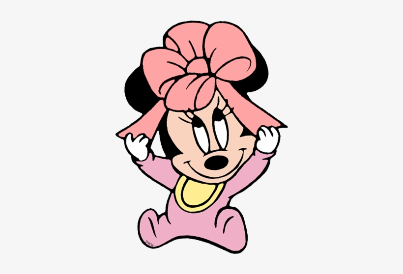 Baby Minnie Clipart Wwwdisneyclips Imagesnewb Images - Minnie Mouse Bebe Disney, transparent png #886074