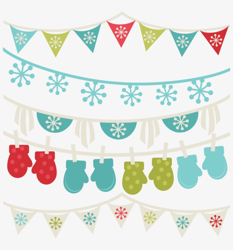 Png Freeuse Download Free Winter Borders Banners Svg - Clipart Winter Banners, transparent png #886547