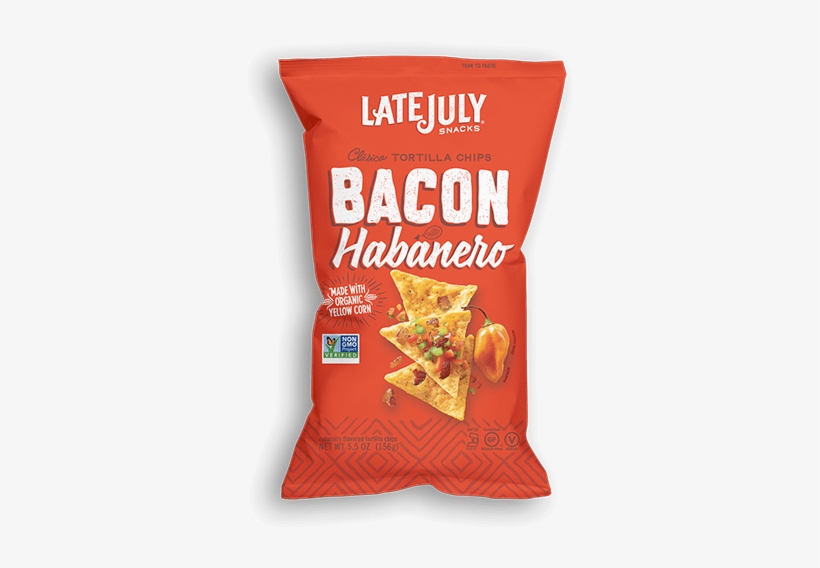 Next - Late July Clasico Tortilla Chips, Bacon Habanero -, transparent png #886594