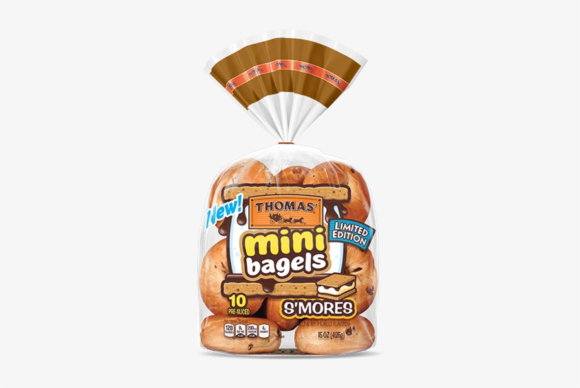 Thomas S'mores Mini Bagels - Thomas S Mores Bagels, transparent png #886621
