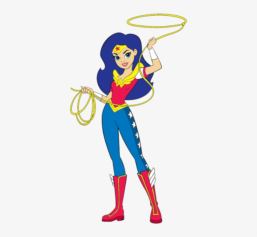 Dc Super Hero Girls Clip Art Cartoon Clip Art - Wonder Woman Dc Super Hero Girl, transparent png #886622