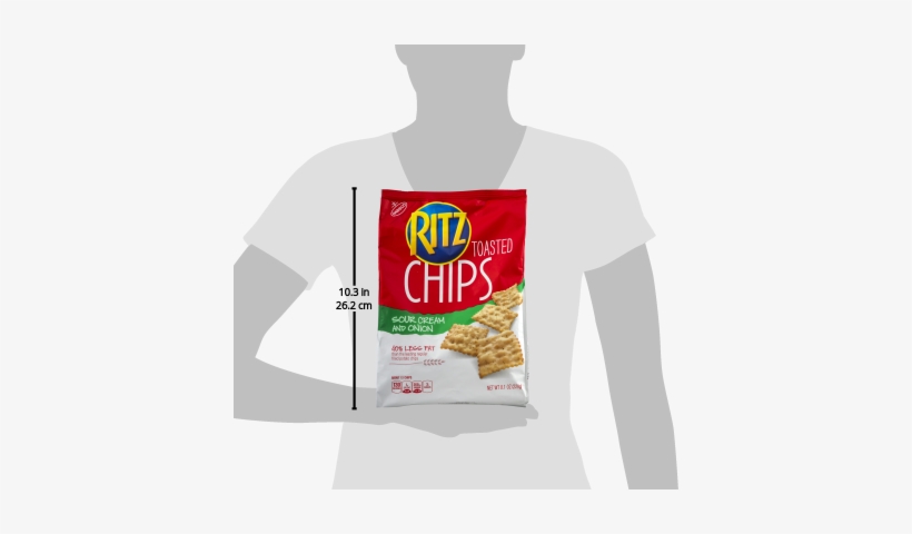 Nabisco Ritz Sour Cream And Onion Toasted Chips - Ritz Toasted Chips, Sour Cream And Onion - 8.1 Oz, transparent png #886704