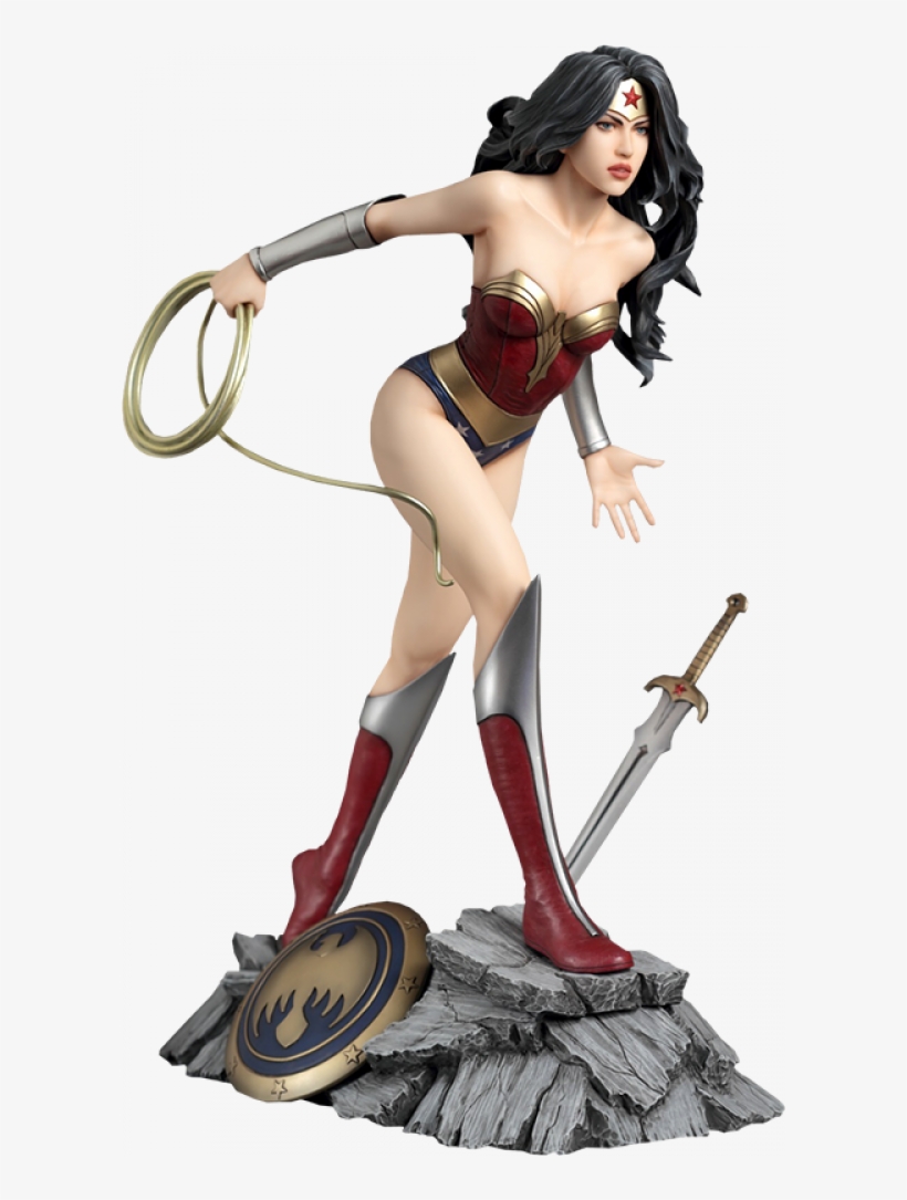 Yamato Dc Comics Wonder Woman Statue Luis Royo - Wonder Woman Dc Comics Statue, transparent png #886710