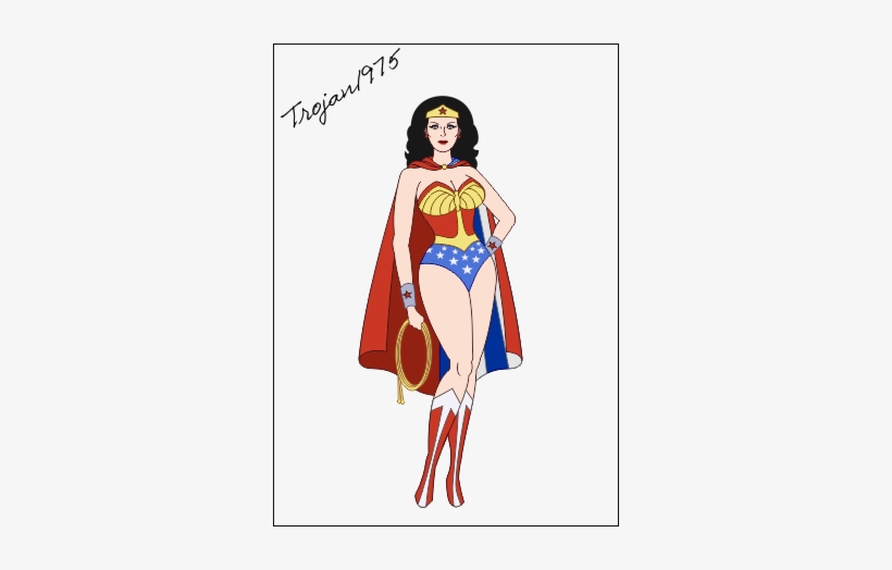 Microsoft Clipart Wonder - Wonder Woman 1975 Comic, transparent png #886738