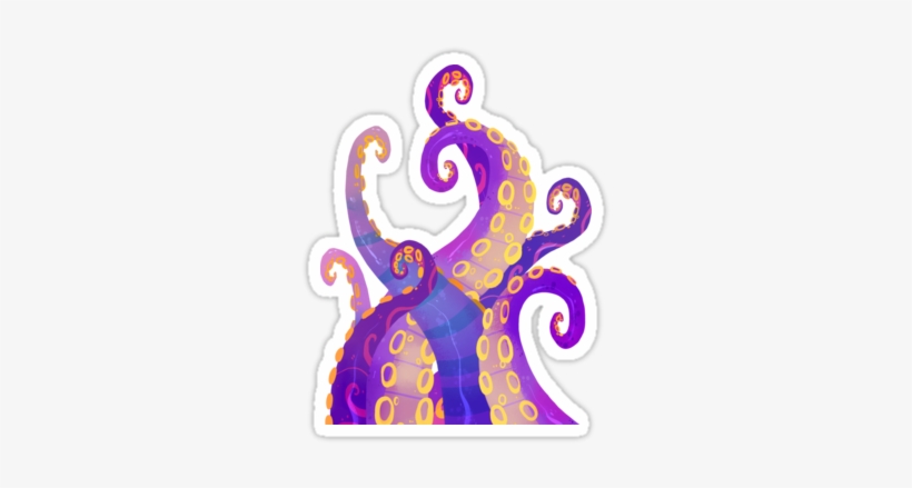 Tentacle Stickers, transparent png #886808