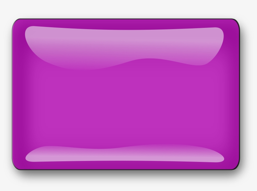 Button Clipart Purple Button Cute Borders - Purple Rectangle Clipart, transparent png #886881