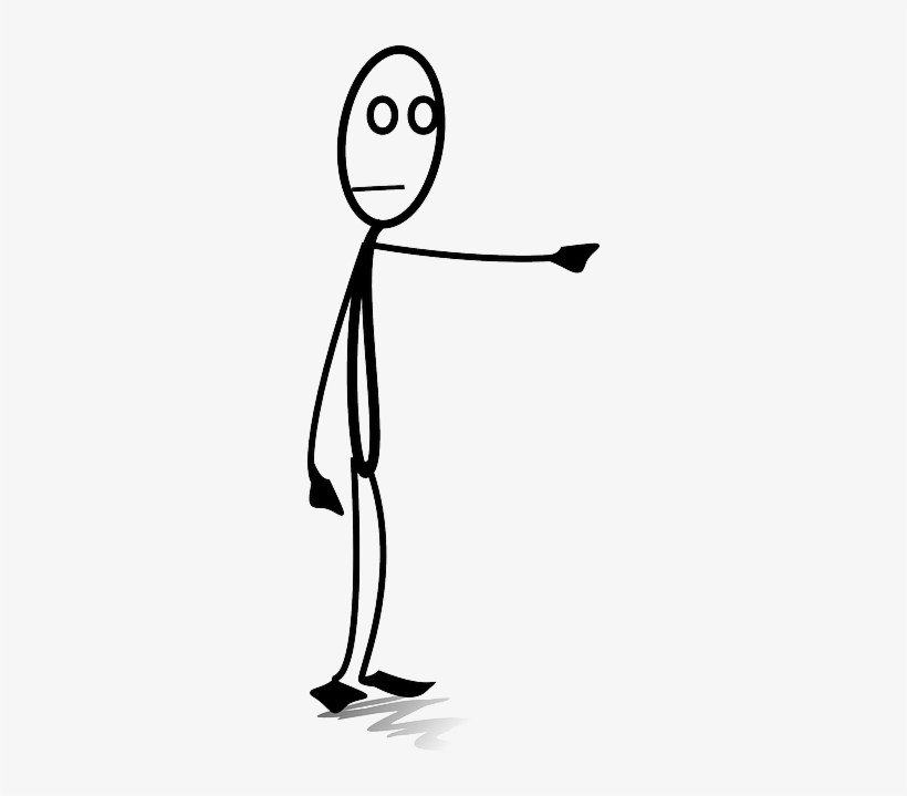 Stick Man For Imessage Messages Sticker-7 - Thin Man Clip Arts, transparent png #887183