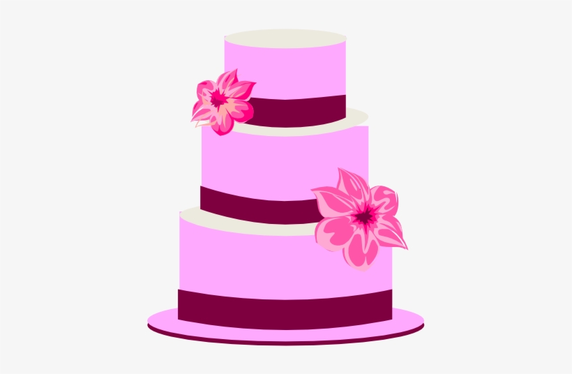 Picture Library Tiered Clip Art At Clker Com Vector - Cake, transparent png #887240