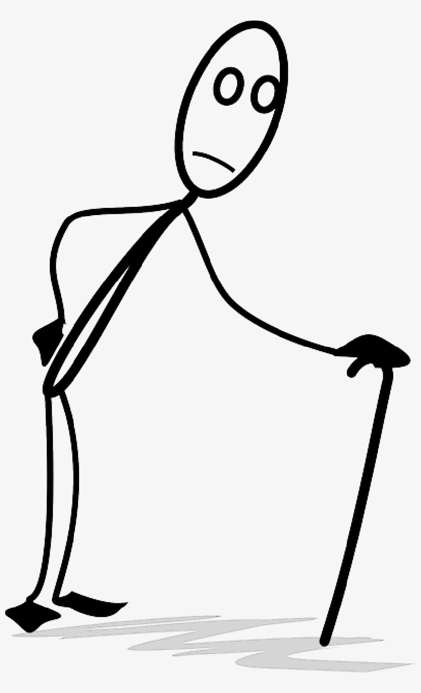 Elderly, Grandfather, Grandpa, Stickman - Old Stick Man, transparent png #887242