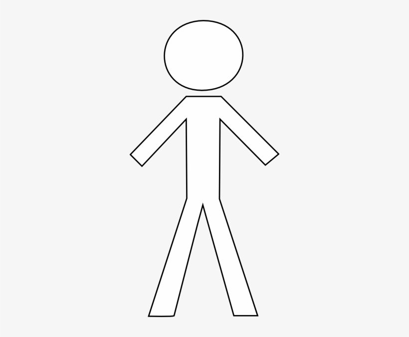 Image Transparent Library Stick Figure Png For Free - Black And White Stick Figures, transparent png #887503