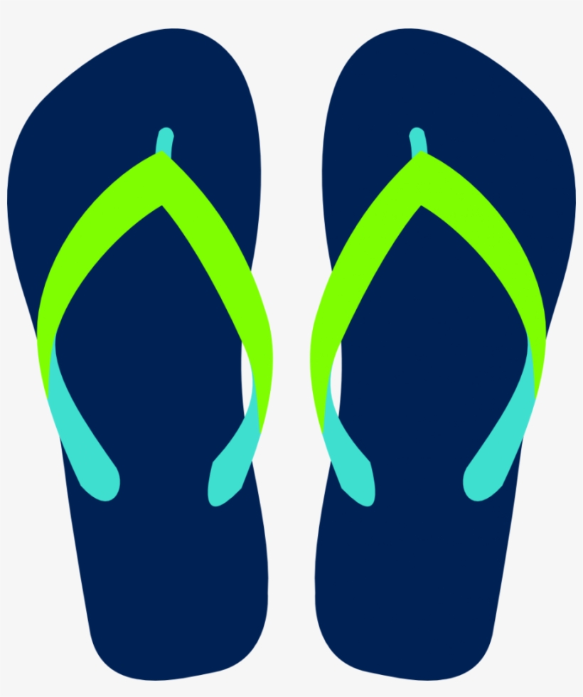 Blue Flip Flops Png - Flip Flop Clipart - Free Transparent PNG Download