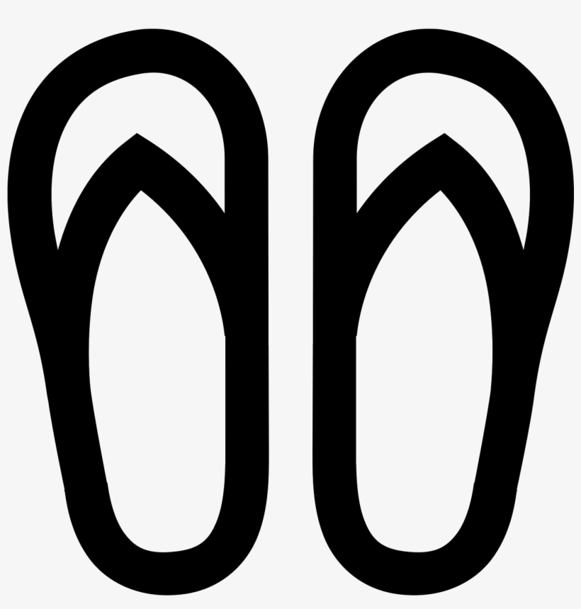 Flip Flops Icon - Flip-flops, transparent png #888396
