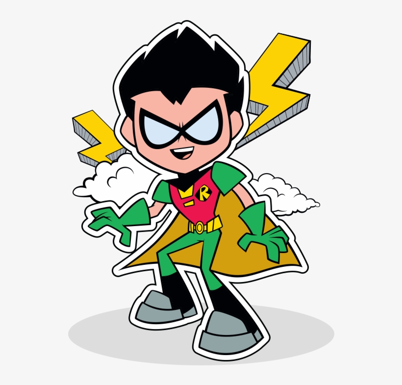 Robin Teen Titans Png Clipart Library Download - Teen Titans Go! (tm): Robin Rules!, transparent png #888785