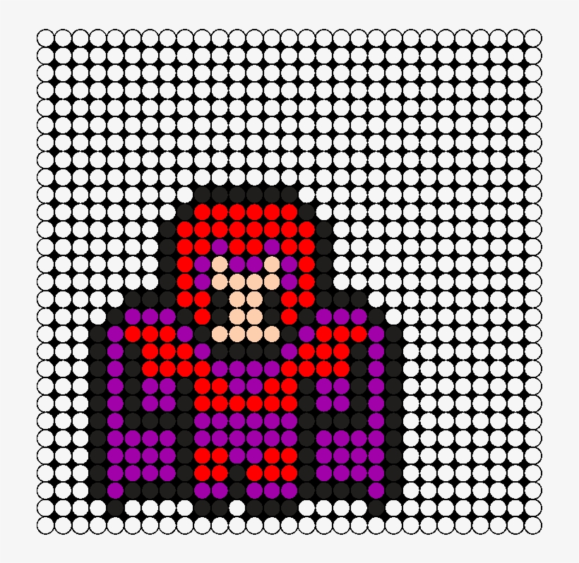 Magneto Perler Bead Pattern / Bead Sprite - Chikorita Perler Bead Pattern, transparent png #888981