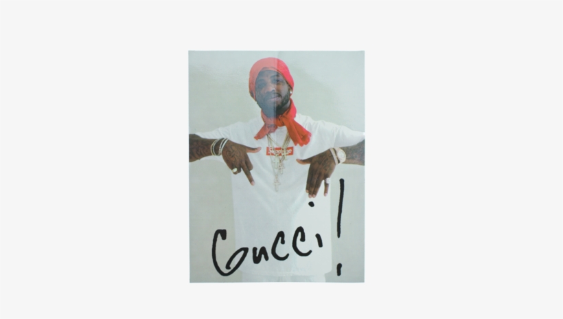 Supreme Gucci Mane Sticker - Supreme X Gucci Mane, transparent png #889106