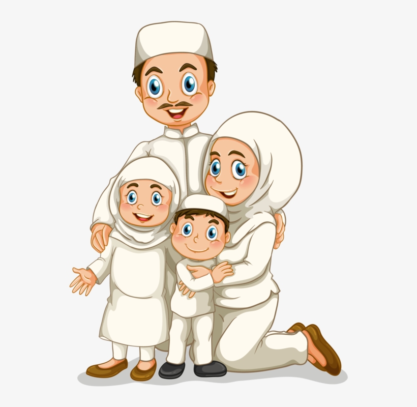 Free Png Muslim Family Png Images Transparent - Muslim Father And Mother, transparent png #889334